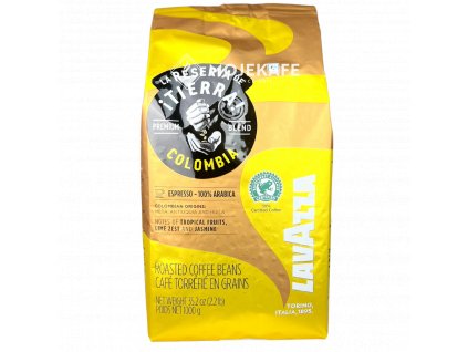 lavazza tierra colombia zrnkova kava 1 kg