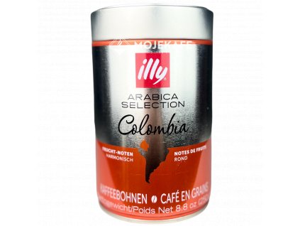 illy arabica selection colombia zrnkova kava 250 g