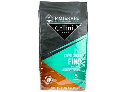 cellini caffe crema fino 100 arabica zrnkova kava 1 kg pruh (1)