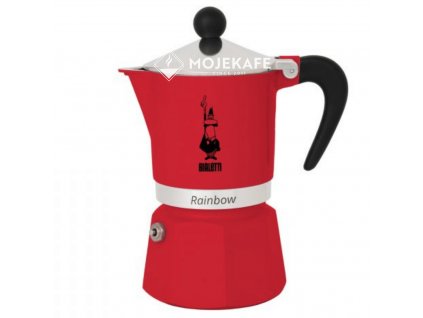 moka bialetti rainbow cervena