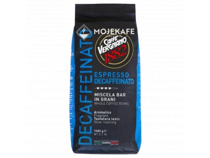 vergnano espresso decaffeinato zrnkova kava 1kg