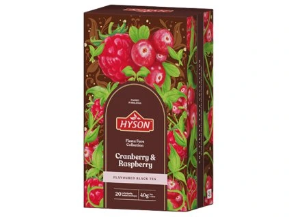 Hyson černý čaj Brusinka a Malina 20ks - 1