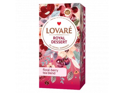 lovare porcovany caj ovocny royal dessert 24 ks