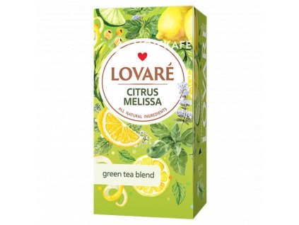 lovare porcovany caj zeleny citrus melissa 24 ks