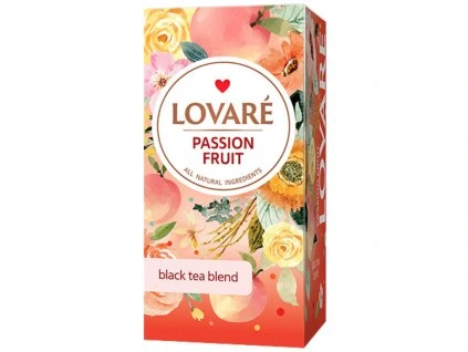 LOVARÉ Passion Fruit 24ks - černý čaj - 1