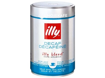 illy decaf mleta kava bez kofeinu 250g