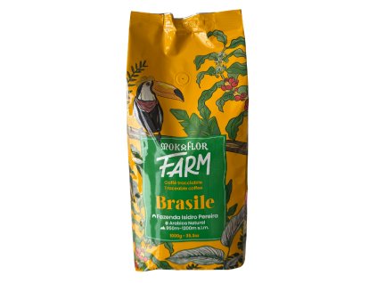 caffe mokaflor farm brasile 1kg zrnkova kava