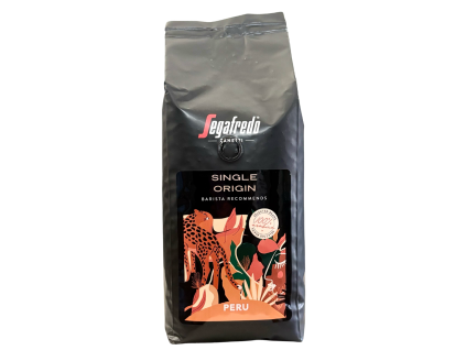 segafredo single origin peru zrnkova kava 1 kg