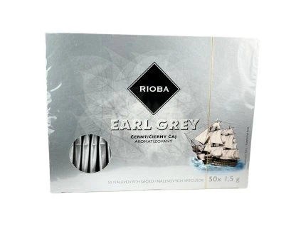 Rioba černý čaj Earl Grey 50ks - 1