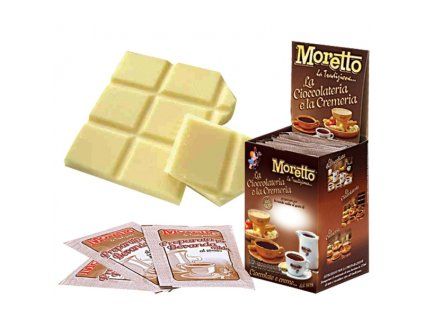Moretto prémiová horúca biela čokoláda 30g - 1
