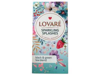 lovare sparkling splashes 24ks cerny a zeleny caj
