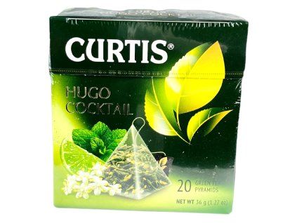 Curtis zelený čaj Hugo Cocktail pyramídy 20ks - 1