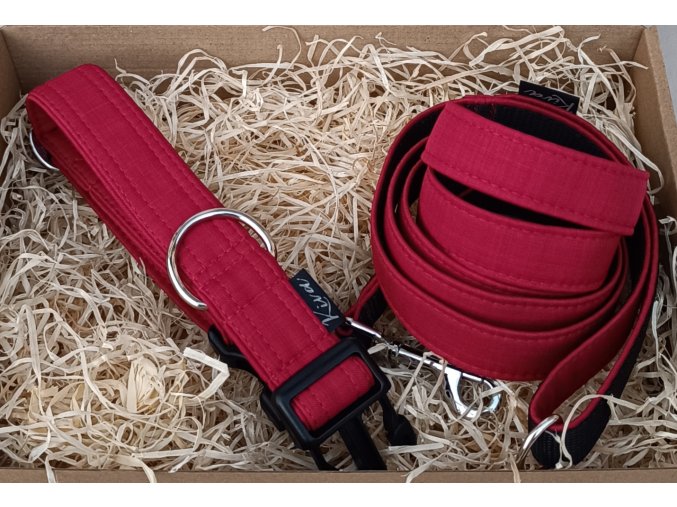 Obojek pro psa Červený