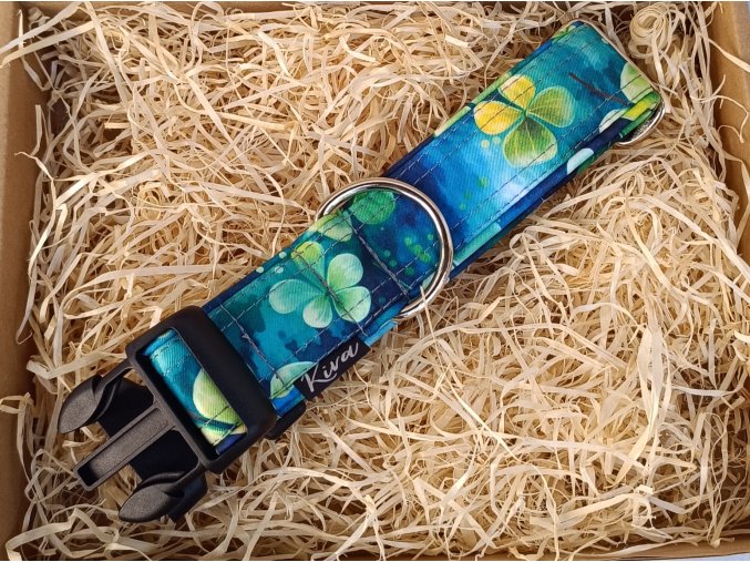 Obojek pro psa Klasik čtyřlístek