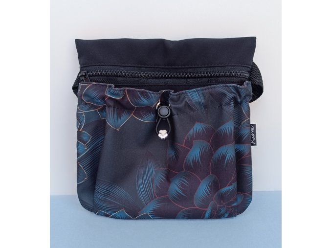 Pamlskovník zip tmavé květy