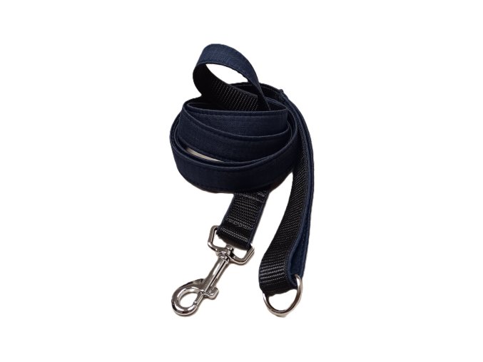 Vodítko jednoduché tmavě modré