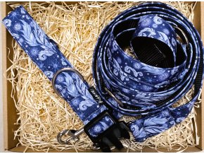 Obojek pro psa Zamrzlé vločky