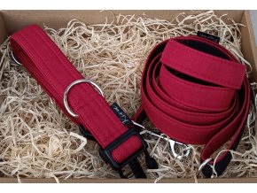 Obojek pro psa Červený