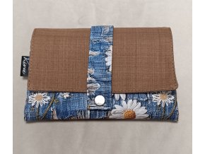 Obal na PETPASS, VK kopretiny + hnědá