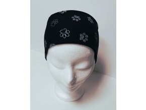 Čelenka třpytivé tlapky černá