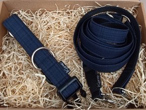 Obojek pro psa Klasik Tmavě modrý