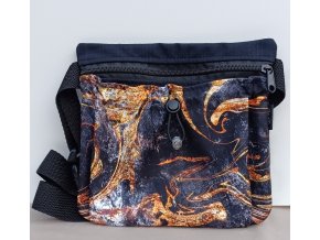 Pamlskovník zip černozlatý