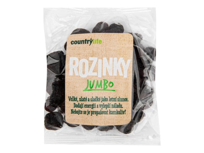 Rozinky jumbo 100 g - Country life