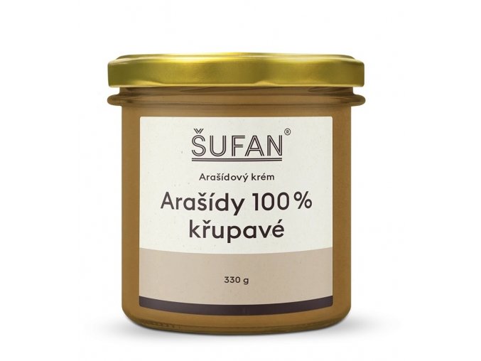 Arašídový krém 330 g křupavý Šufan