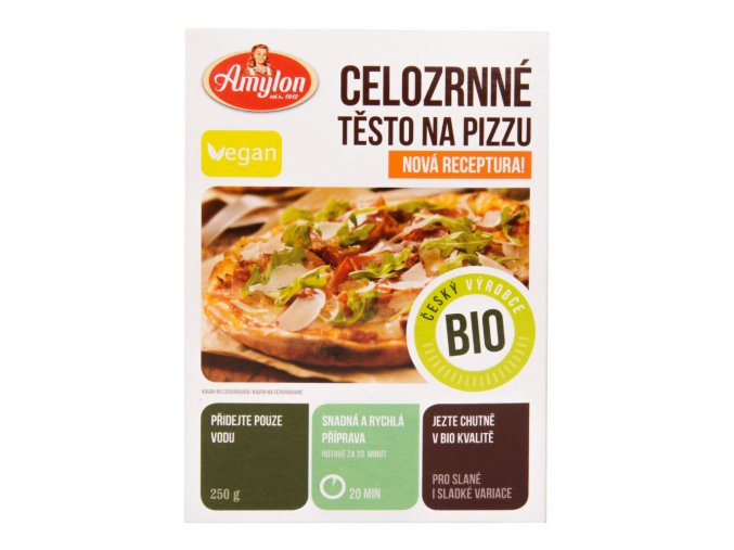 Celozrnné těsto na pizzu BIO 250 g