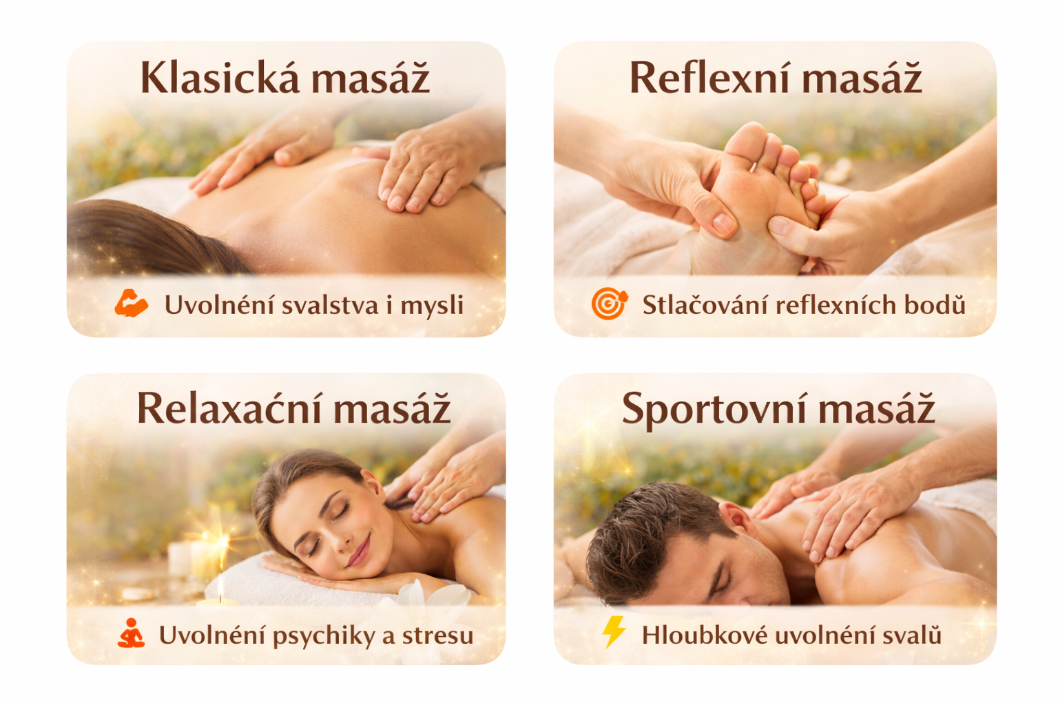 Profesionální Masáže NEW