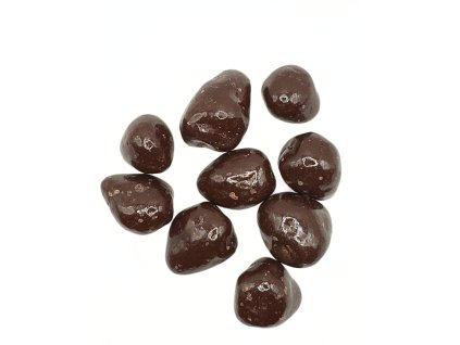 Jahody lyofilizované v horkej čokoláde