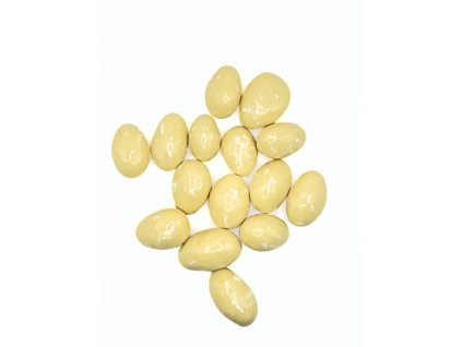 Mandle v bielej čokoláde s kokosom