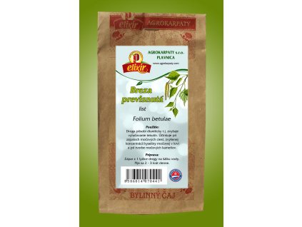 breza previsnuta list