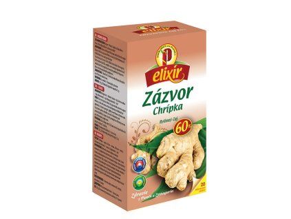 Zázvor 60% - chrípka