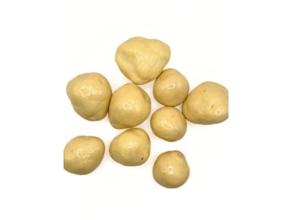 Jahody lyofilizované v bielej čokoláde