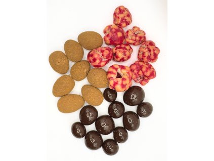 Maliny v bielej Mandle so škoricou Lieskovce v horkej