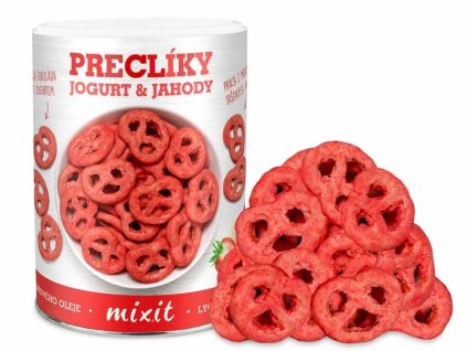 Mixit praclíky -jogurtová čokoláda s jahodami 250g