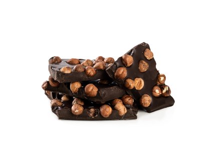 Lískový ořech - lámaná čokoláda hořká 250g