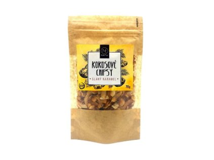 752 bio kokosove chipsy slany karamel natu 70 g