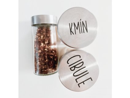 Nálepky na dózy a kořenky řezané