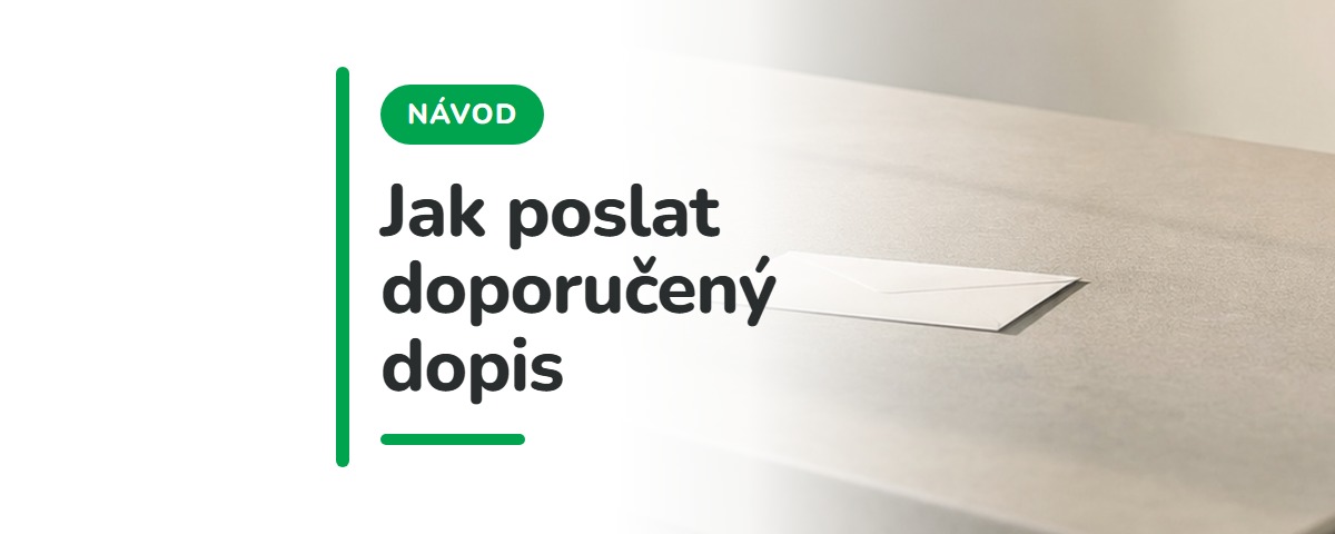 Jak poslat doporučený dopis
