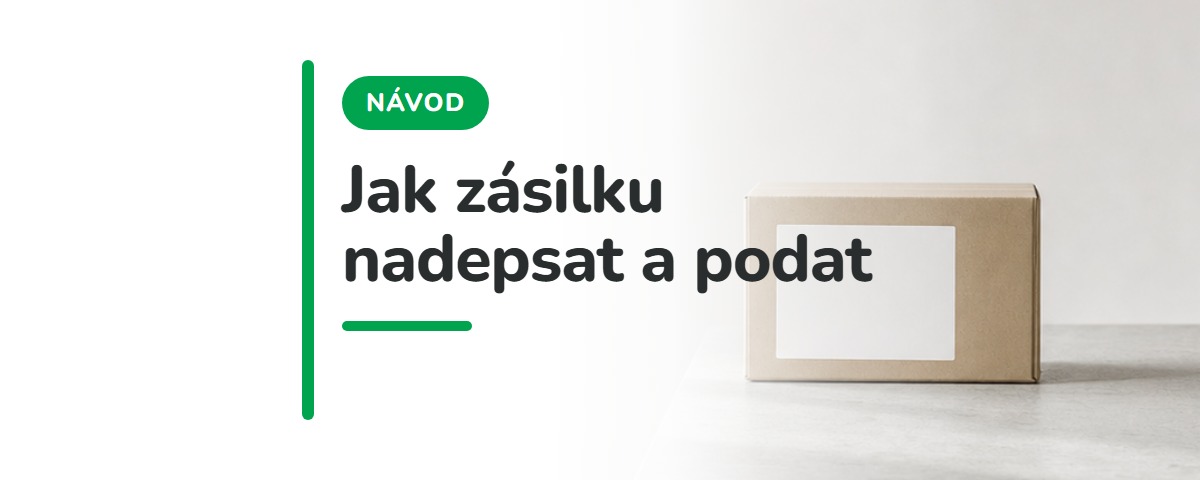 Jak zásilku nadepsat a podat