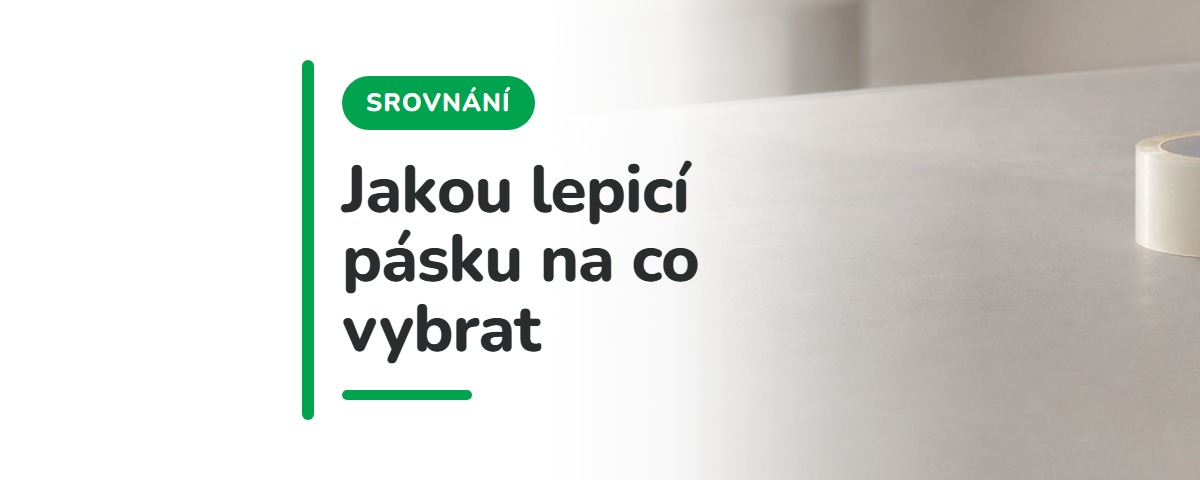 Lepicí pásky: která na co