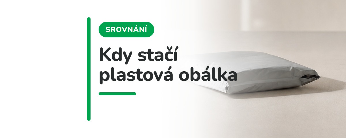 Plastové obálky: kdy stačí místo krabice