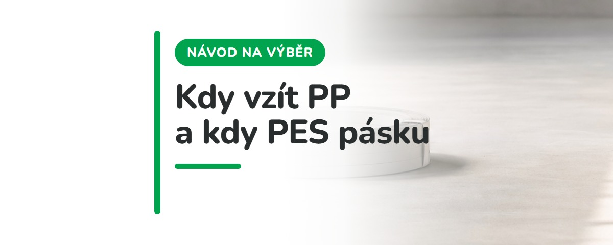 Vázací pásky: PP, nebo PES