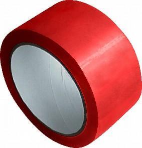 Barevná lepicí páska PP 48 mm, červená, 66 metrů