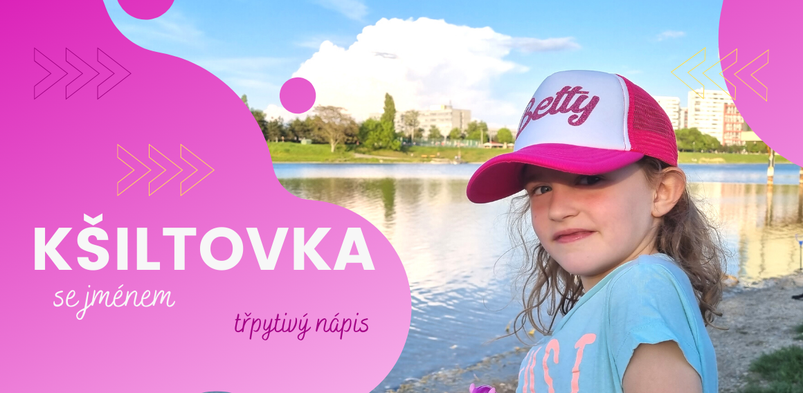 kšiltovka se jménem třpytivá