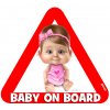 Samolepka BABY ON BOARD - Lilli