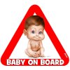 Samolepka BABY ON BOARD - Mark