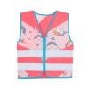 ACTFAN kinder warnweste reissverschluss neonpink einhorn warnwesten korntex front 1920x1920